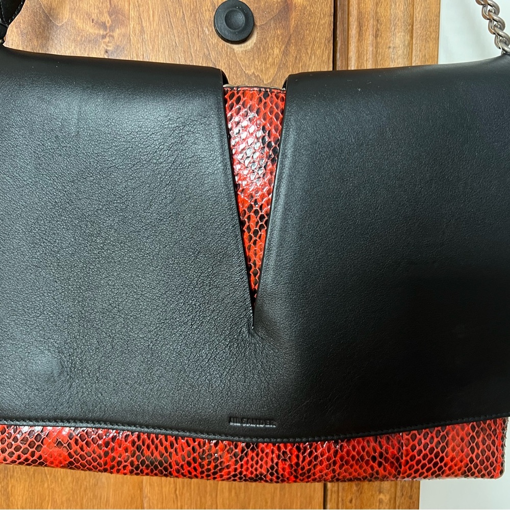 Jil Sander Snake Print Women's Bag